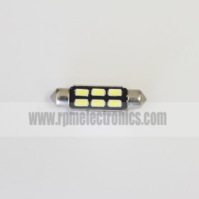 44mm Festoon 6 LED 5630 SMD Bulb